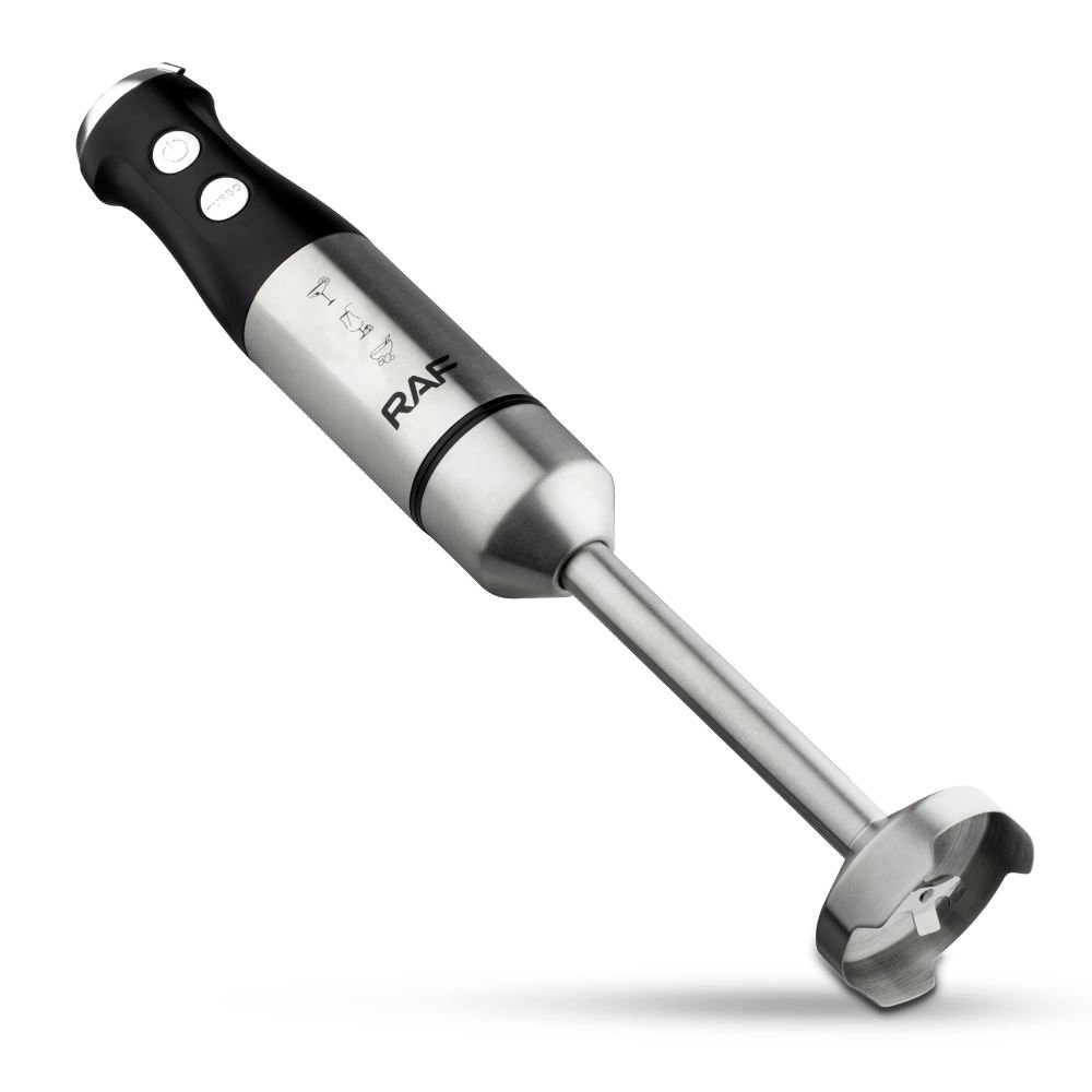 Hand Blender with stainless steel blades for smoothies and sauces