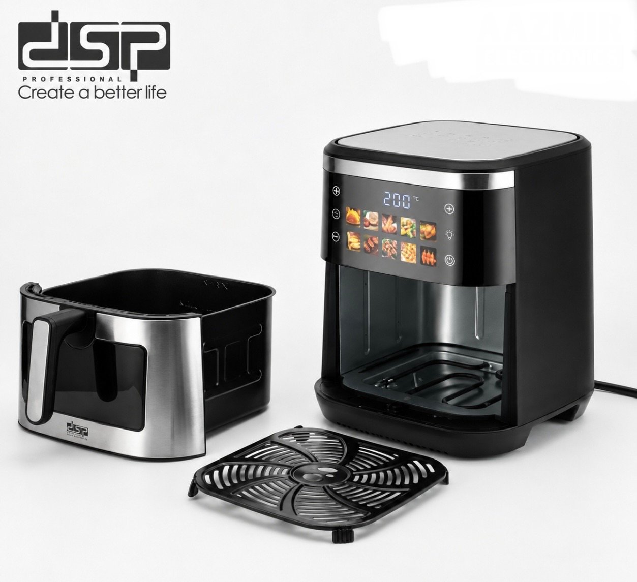 DSP KB2195 Air Fryer Double coil 10L Air Fryer - Image 2