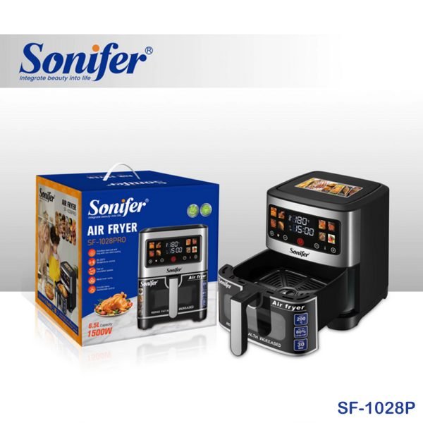 Sonifer SF-1028 6.5L Digital Air Fryer 1450W - Image 3